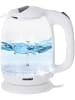 mesko MS 1302w Glas-Wasserkocher weiß 1,7 Liter