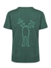elkline T-Shirt Rudölfchen Kult Elch in trekking green - pine