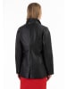 faina Lederblazer in Schwarz