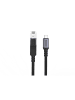 COFI 1453 Sitecom USB C auf Ethernet Kabel 1,5 m Gigabit LAN Kabel 1000 Mbit/s in Schwarz