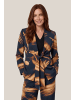Mart Visser Hannah Blazer mit Print, Schwarz/Gold