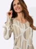 WITT WEIDEN Druck-Shirt in sand-ecru-bedruckt