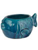 Butlers Blumentopf CORAL COAST Fisch in Blau