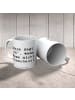 Mr. & Mrs. Panda Tasse Vater Geheimhaltung mit Spruch in Weiß