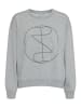 Pulz PZMallie relaxed fit in Light Grey Melange