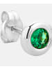 Diamant L'éternel Ohrringe aus 375 Weißgold mit Smaragd