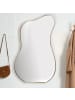 KADIMA DESIGN Wandspiegel Asymmetrisch 60x100 cm Metall Design Hängespiegel ,