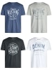 Mustang T-Shirt 4er Pack Mustang Herren T-Shirt in Mehrfarbig