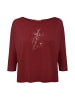 GreenBomb Longsleeve Nature Bird Reed in Red Berry