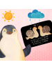 Mr. & Mrs. Panda Badteppich Schnecken Liebe mit Spruch in Schwarz
