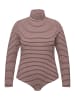 Ulla Popken Langarmshirt in dunkles taupe