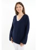 usha WHITE LABEL Damen Strick Pullover in Marine