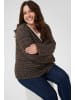 KAFFE curve Strickjacke KCmarina Loose fit in Black Coffee Melange
