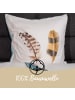 Traumschloss Comfort Flanell Bettwäsche - Feather - Federn, Vogel, Pfau in weiß