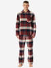 Schiesser Pyjama Selected Premium Warming in burgund