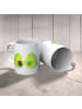 Mr. & Mrs. Panda Kindertasse Avocado Pärchen ohne Spruch in Weiß