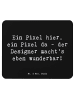 Mr. & Mrs. Panda Mouse Pad Spruch Designer Pixel Kunst mit Spruch in Schwarz