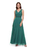 Vera Mont Abendkleid mit Plissee in Dark Emerald