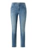 ANGELS  Slim Fit Jeans Jeans Skinny Ankle Zip Fringe in dirty blue used