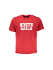 North Sails Rotes Baumwoll-T-Shirt