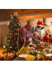 relaxdays 50-tlg. Weihnachtskugeln Set in Dunkelgrün