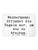Mr. & Mrs. Panda Magnet Spruch Wassermann Freigeist mit Spruch in Weiß