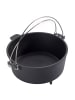 Echtwerk Gusseiserner Dutch Oven klein 49 l in Schwarz