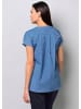 Alba Moda Bluse mit V-Ausschnitt in blau