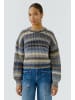 Oui Pullover in lt brown blue