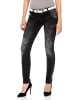 Cipo & Baxx Jeanshose WD437 in BLACK