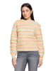 BETTY & CO Strickpullover mit Effektgarn in Cream/Orange