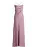 Vera Mont Abendkleid mit Wasserfallausschnitt in Powder Lilac