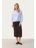 PART TWO Langarm-Hemd CaronnePW Relaxed fit in Blue Stripe