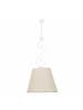 Licht-Erlebnisse Pendelleuchte (B)30 x (L)30 x (T)70 cm in Weiß BeigeWeiß Beige