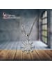 SilberDream 925 Sterling Silber Damen SilberDream Halsketten Schneeflocke  ca. 44,8cm