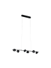 paulmann LED Pendelleuchte Puric Pane 6x6W Zigbee in schwarz/grau