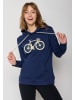 GreenBomb Hoodie Bike Fluffy in Marineblau