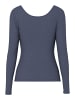 Pieces Oberteil mit langen Ärmeln in Ombre Blue