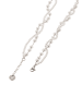 grassland Women Necklace in Silver White