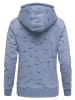 REPUBLIX Kapuzenpullover LOLA in Blau Melange