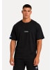 SMILODOX Oversized T-Shirt Varendo in Schwarz