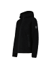 cmp Woman Jacket Fix Hood in Schwarz