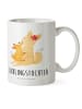 Mr. & Mrs. Panda Kindertasse Fuchs Mama mit Spruch in Weiß