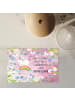 Mr. & Mrs. Panda Puzzle Einhorn Regenbogen mit Spruch in Rot Pastell