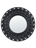Beliani Dekospiegel TIERGA in Schwarz - (W) 60 x (H) 60 x (L) 6 cm