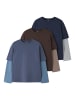 TWO SOON 3er-Pack T-Shirt in Navy Blazer1