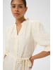 Kaffe Kleid KAgitta Regular fit in Chalk W. Pink Roses