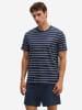 Marc O'Polo Pyjama classic in black iris stripe/black iris 2