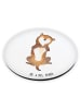 Mr. & Mrs. Panda Rund Magnet Hund Streicheln ohne Spruch in Weiß