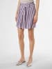 IPURI Shorts mit Leinen-Anteil in weiß lila